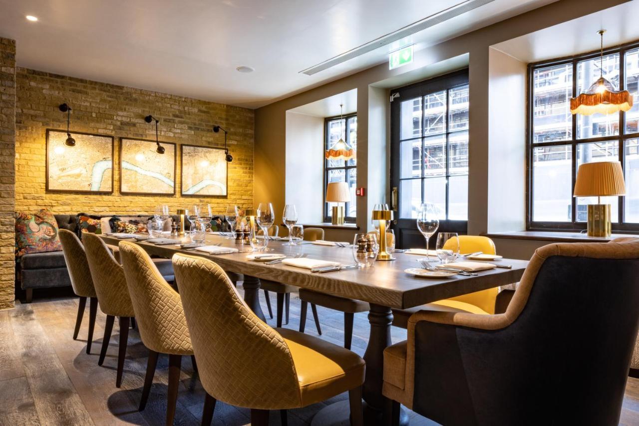 Sun Street Hotel Shoreditch Londra Exterior foto The private dining room at The Ivy Temple Row